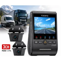 VIOFO A329WW 3CH 4K HDR GPS Wi-Fi Kamera Samochodowa BUS VAN KAMPER TIR